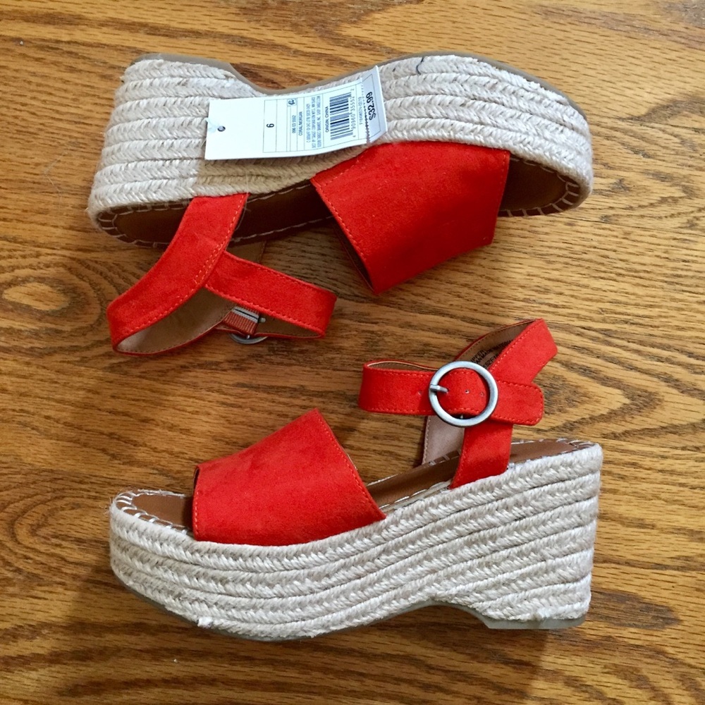 Platform espadrilles sz 6